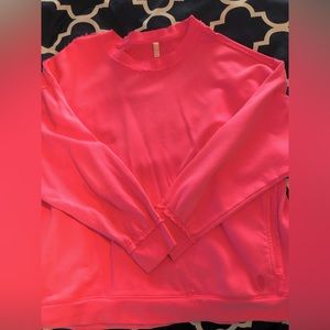 Hot Pink Free People Crewneck